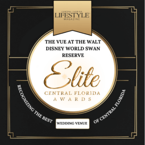 2024 का मध्य फ्लोरिडा का सर्वश्रेष्ठ विवाह स्थल - द व्यू एट द Walt Disney World Swan Reserve