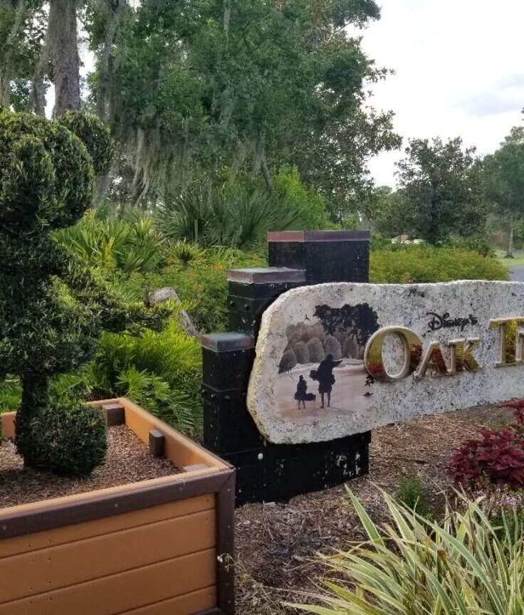 Disney's Oak Trail Golf Course Entrance Sign