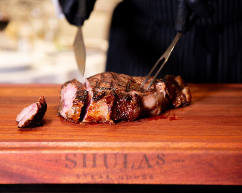 Steak on Shula's Cutting Board
