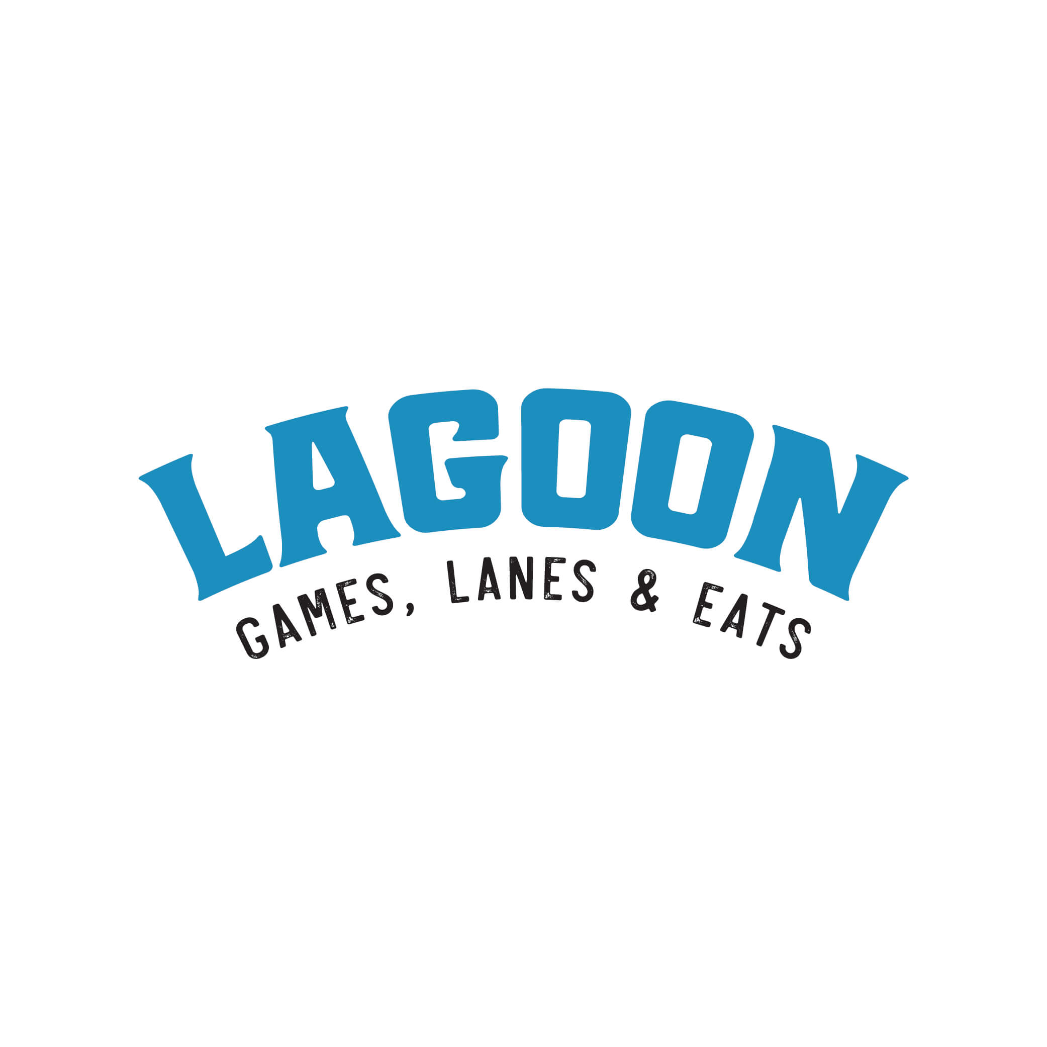 Lagoon Games, Lanes & Eats Logo