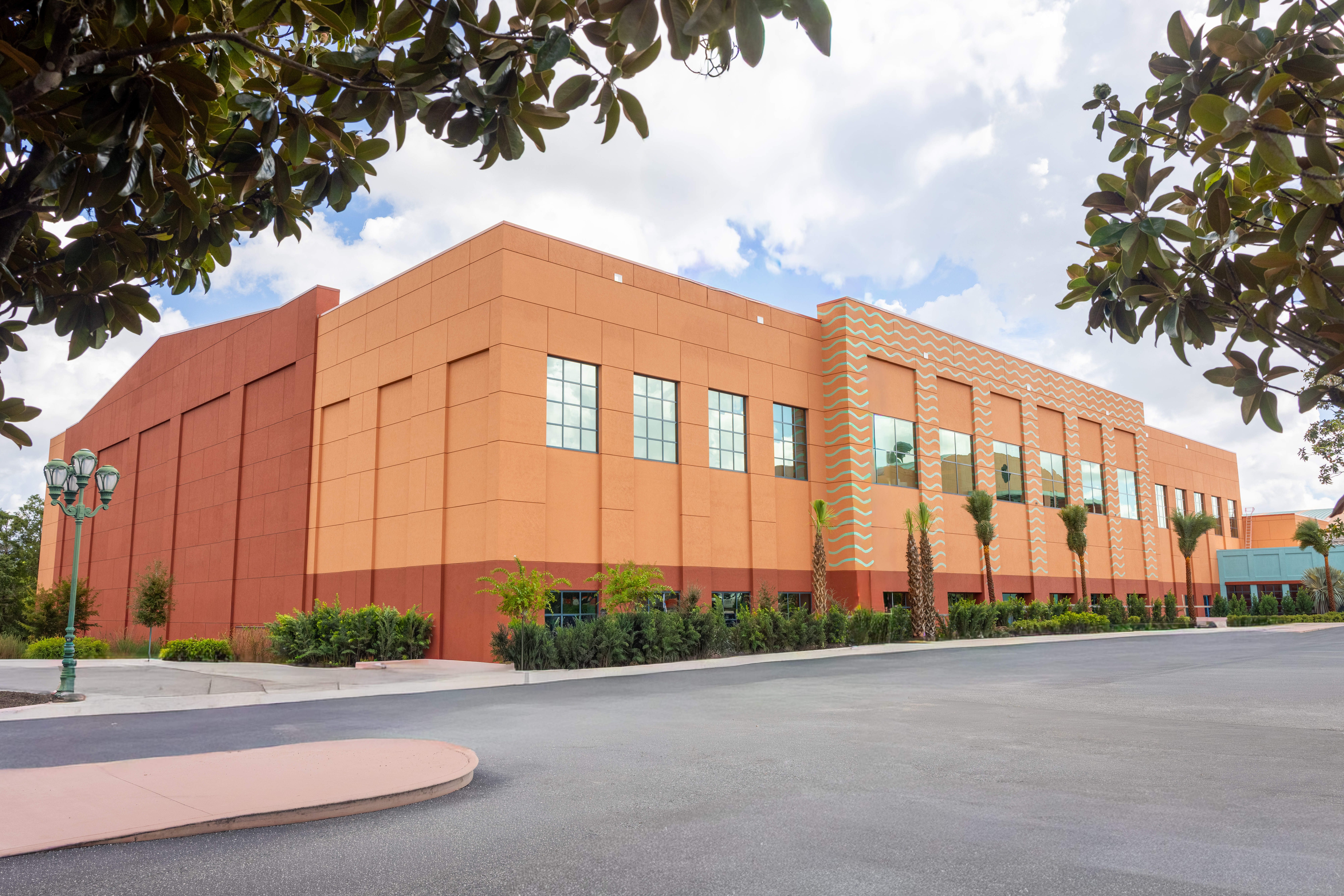 The outdoor view of the new expansion meeting space at the Walt Disney World Dolphin.